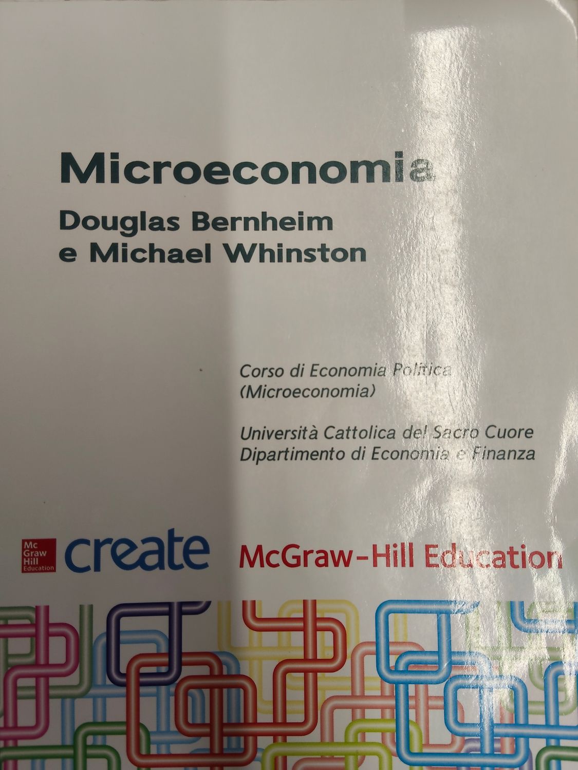 Usato, microeconomia, università cattolica, MC Graw hill