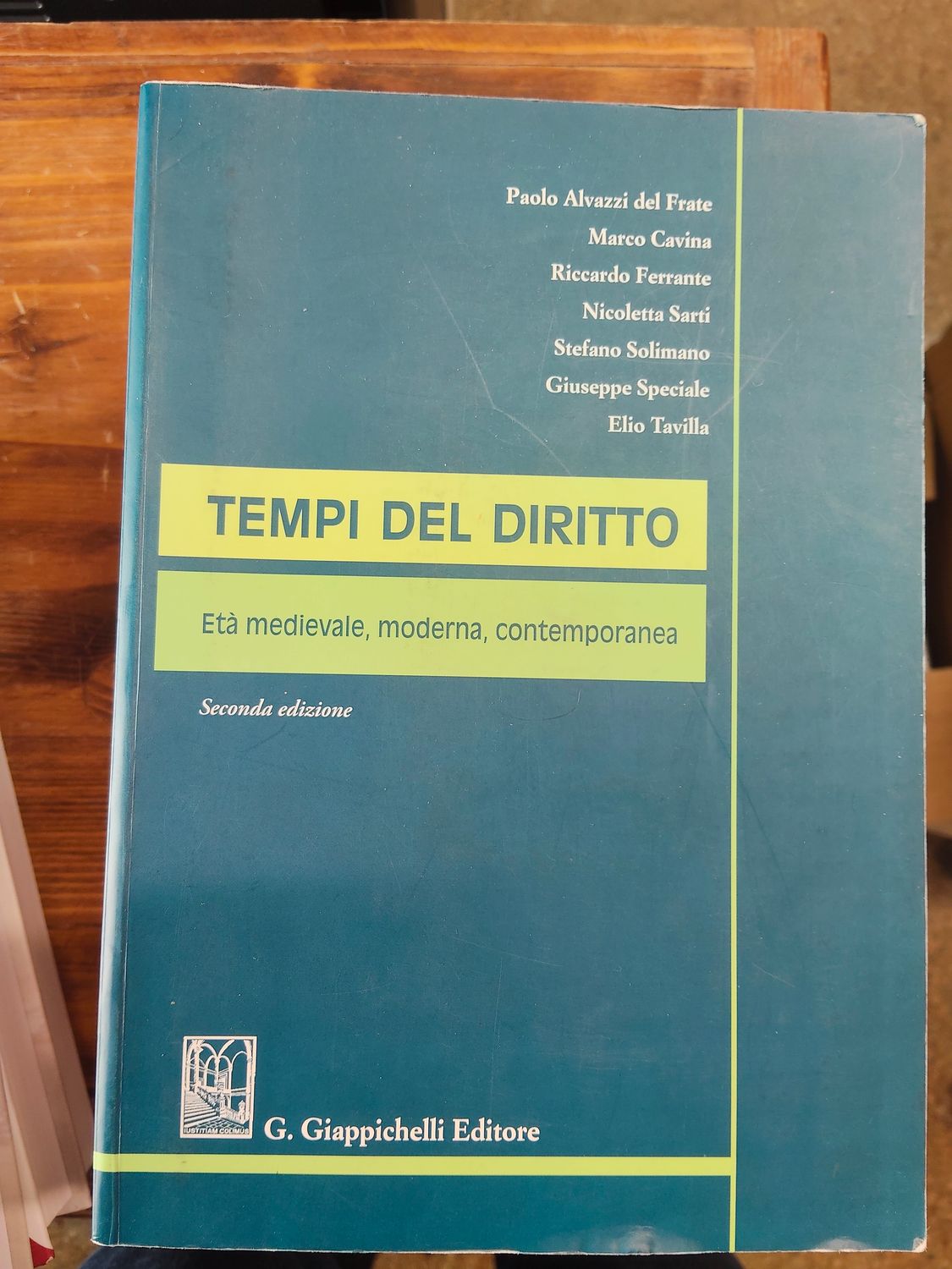 Usato, tempi del diritto, Giappichelli