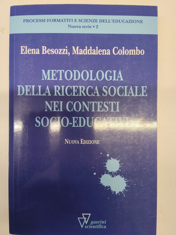 Usato, metodologia della ricerca sociale nei contesti socio-educativi Usato, metodologia della ricerca sociale nei contesti socio-educativi