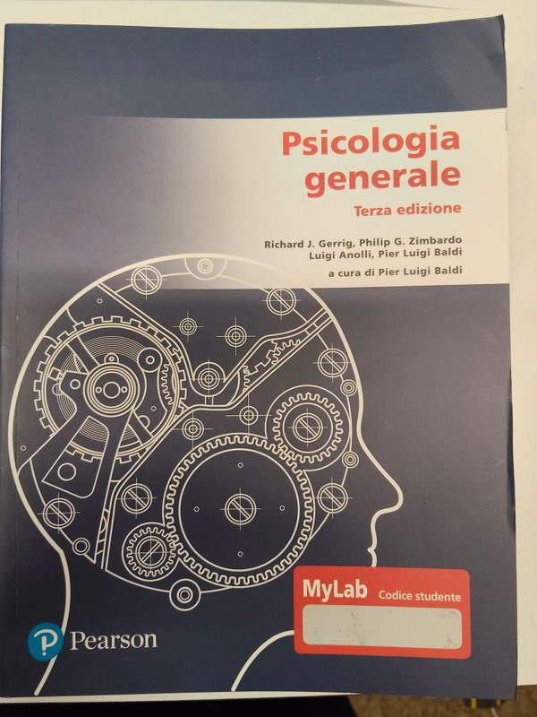 Usato, Psicologia generale, pearson Usato, Psicologia generale, pearson