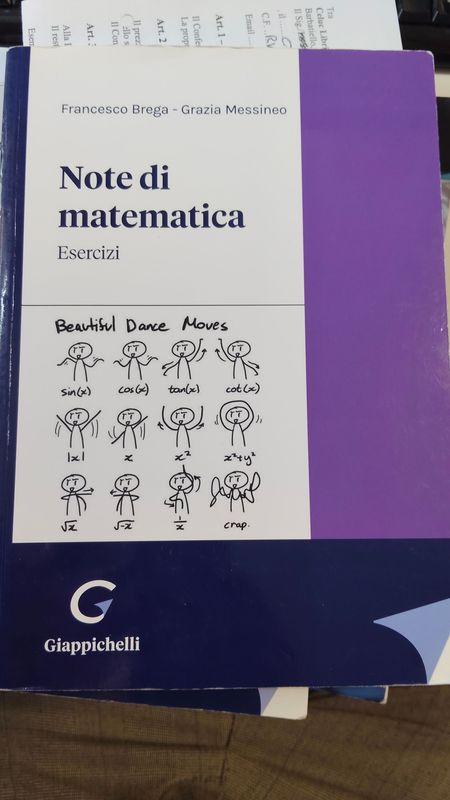 Note di matematica Esercizi, Brega Messineo, Giappichelli (Usato) Note di matematica Esercizi, Brega Messineo, Giappichelli (Usato)