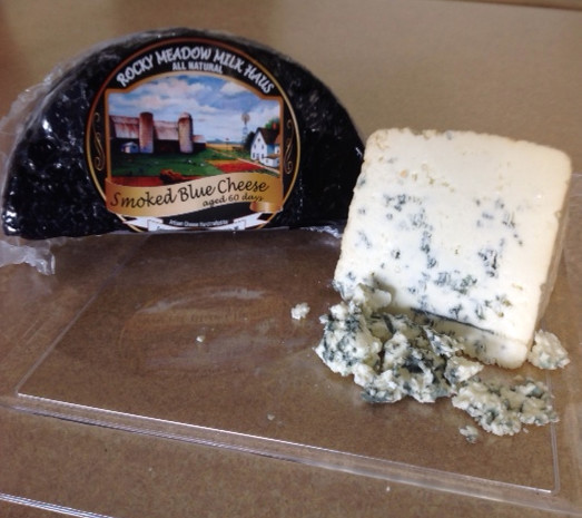Rocky Meadow Smoked Blue Cheese - 1.5 lb (Half-Moon)