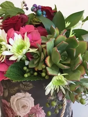 Floral Arrangement in a Box