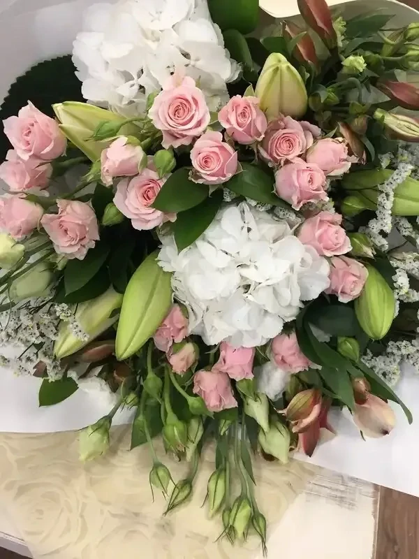 Classic Pinks and Whites
