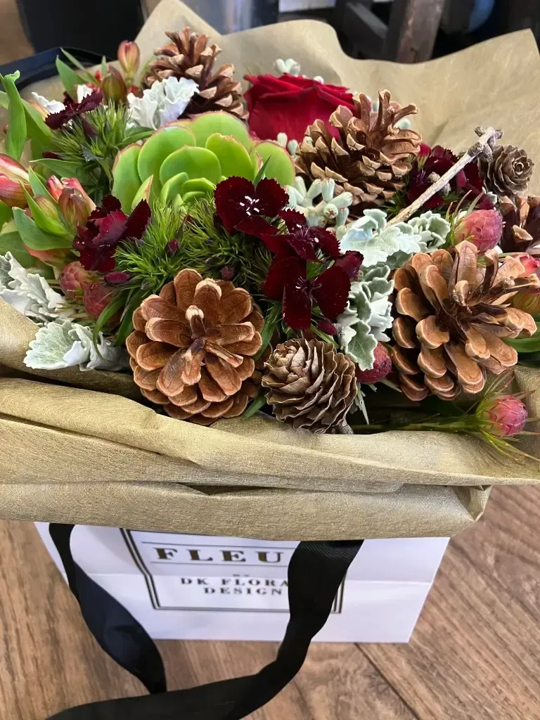 Christmas Flower Bag Christmas Flower Bag