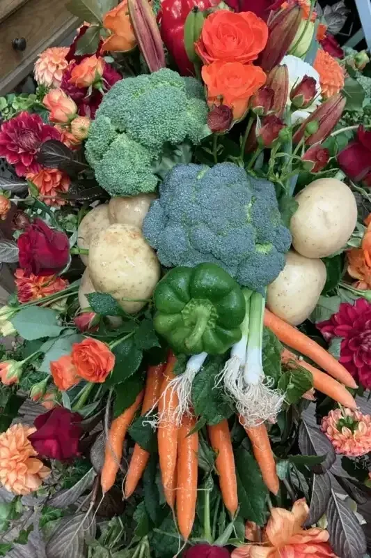 Vegetable Casket Spray