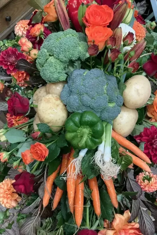 Vegetable Casket Spray