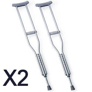 Muletas Ajustables de Aluminio Par