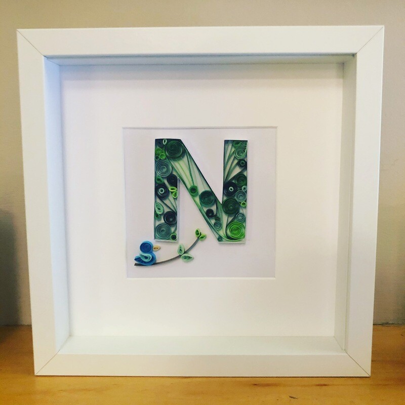 Personalised lettering