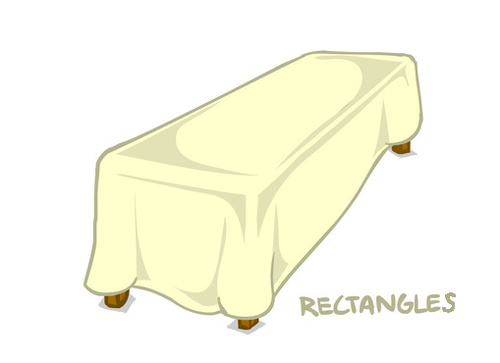 Chopin Rectangle Tablecloths