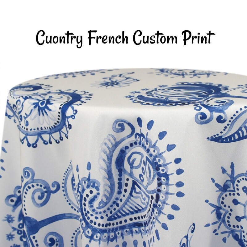 Country French Custom Print - 2 Colors
