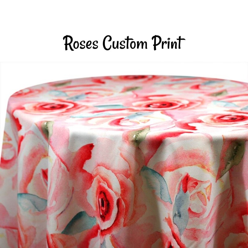 Roses Custom Print - 1 Color