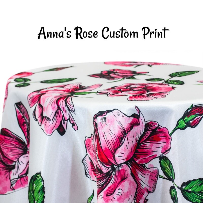 Anna's Rose Custom Print - 2 Colors