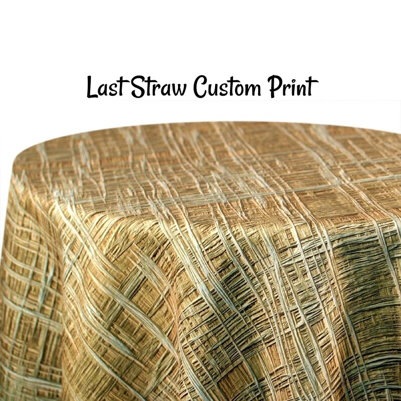 Last Straw Custom Print - 1 Color