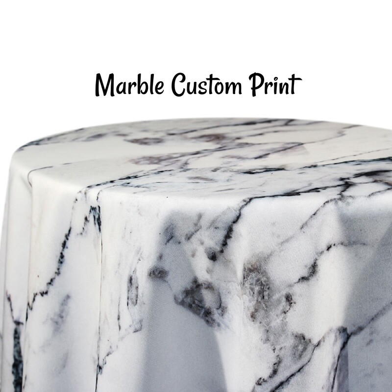 Marble Custom Print - 3 Colors