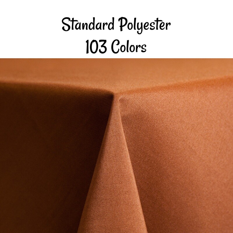 Standard woven Polyester 72 & 62" - 103 Colors