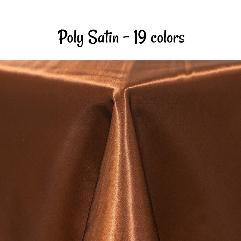 Poly Satin 59" - 19 Colors