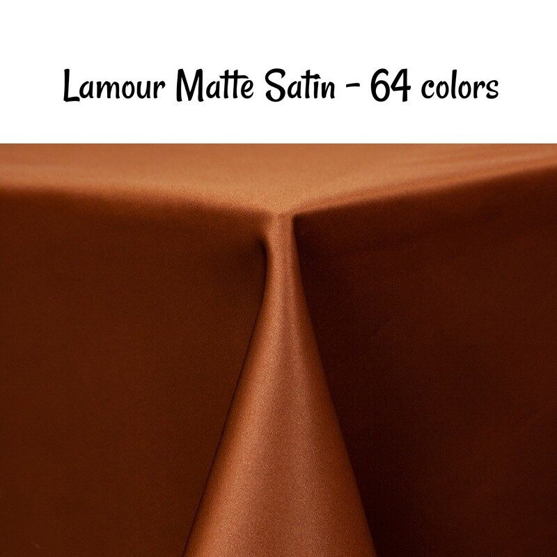 Lamour Matte Satin 60" - 64 Colors