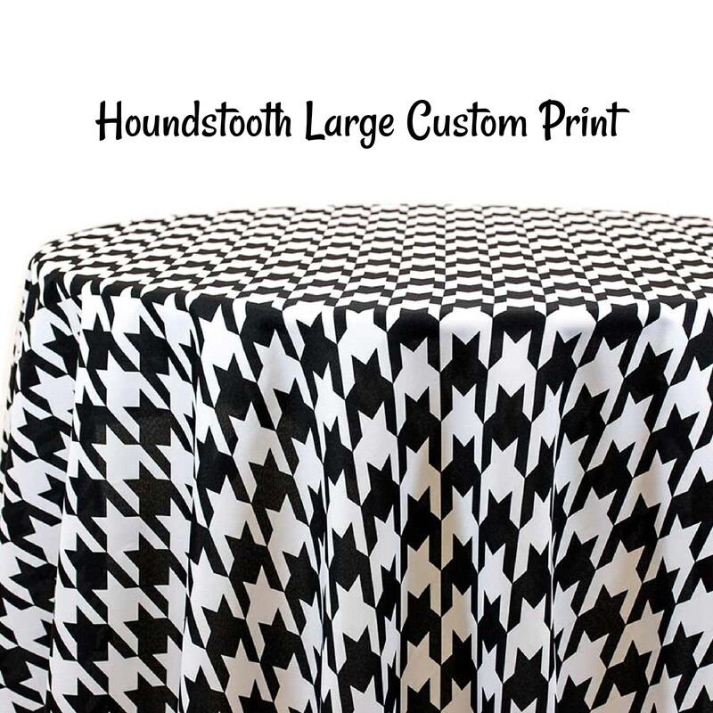 Houndstooth Large Custom Print - Any Color