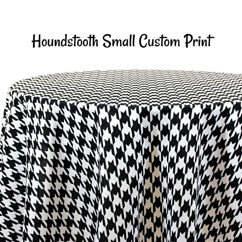 Houndstooth Small Custom Print - Any Color