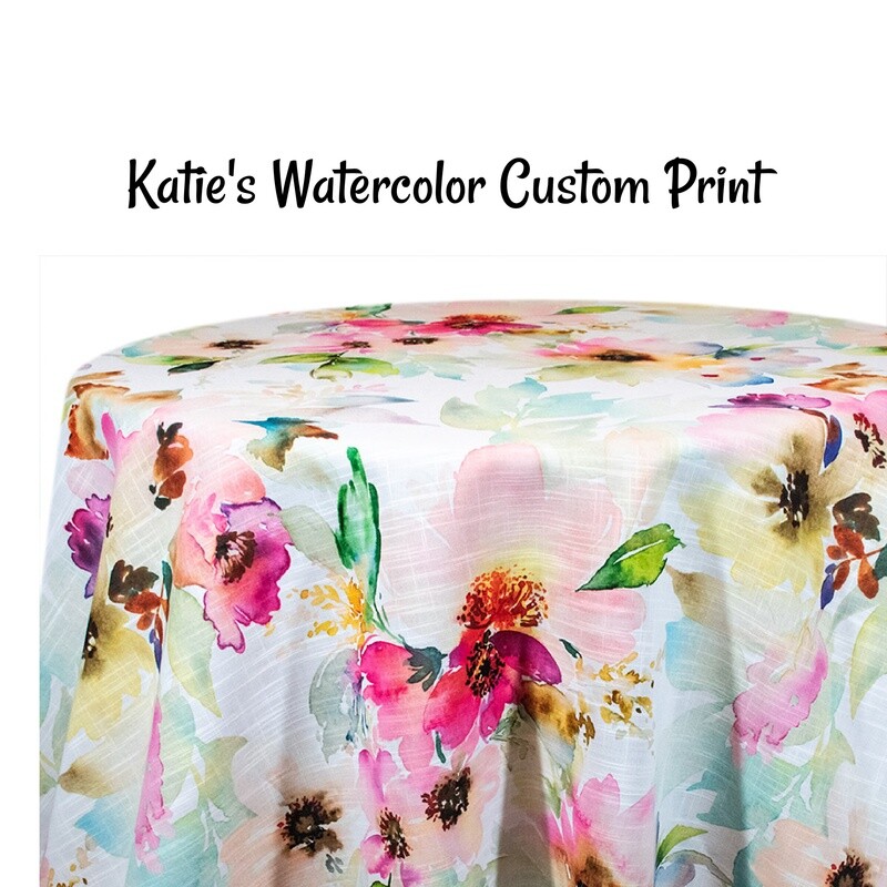Katie's Watercolor Custom Print - 2 Colors