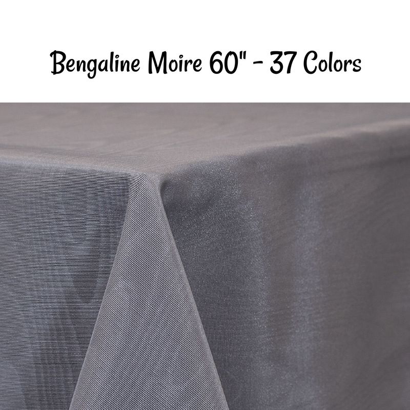 Bengaline Moiré 60" - 36 Colors
