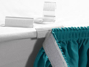 3/4" Table Skirt Velcro Clip