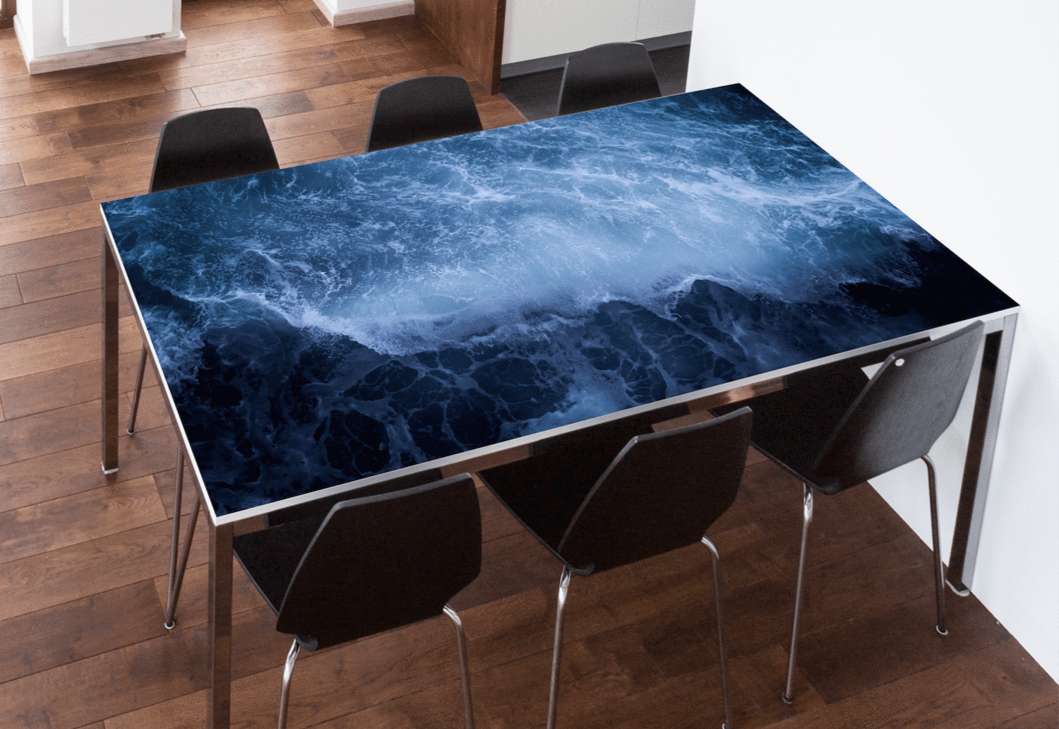 Ocean Wave Table Skin-Table Wrap