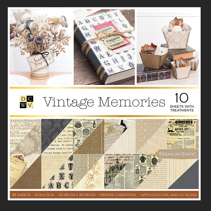 BLOCK DE PAPELES VINTAGE MEMORIES