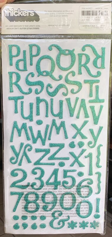 JEWERLY BOX AQUA GLITTER