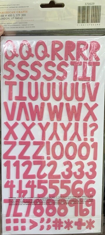 ALPHA PUFFY STICKERS ALYX