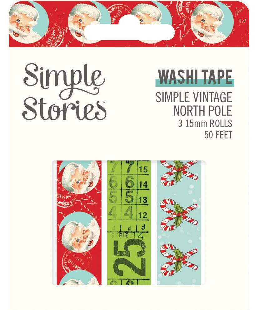 WASHI TAPE VINTAGE NORTH POLE