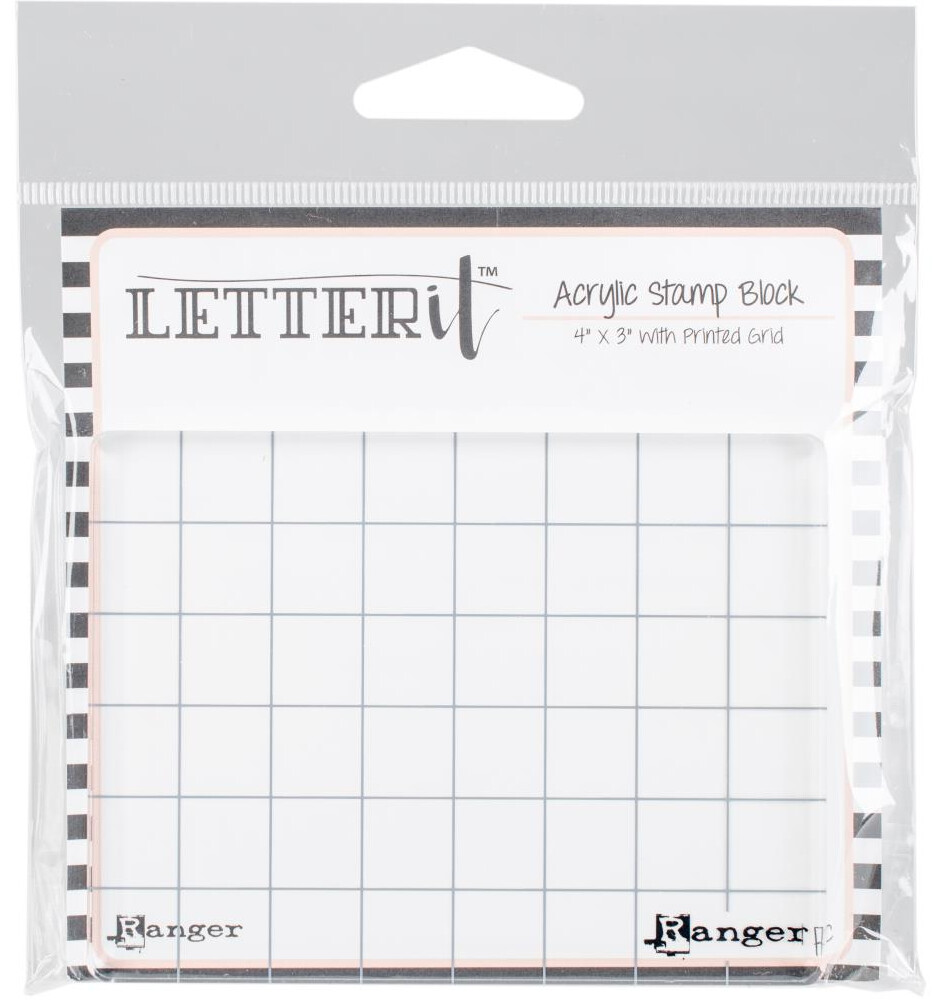 BLOQUE ACRILICO 4&quot;X3&quot;