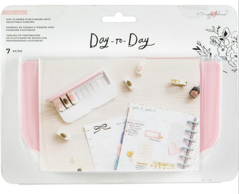DAY TO DAY  PLANNER PUNCH BOARD PARA DISCOS
