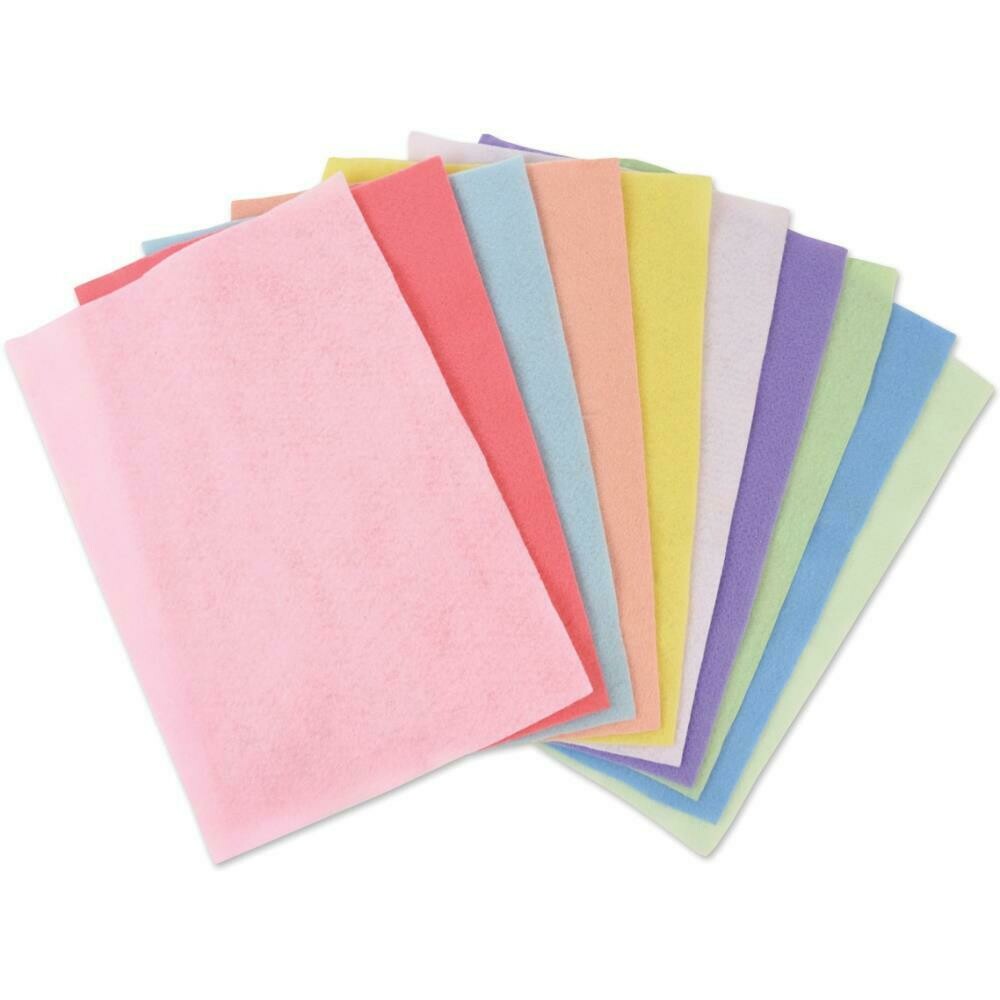 PAQUETE DE HOJAS DE FIELTRO PASTEL