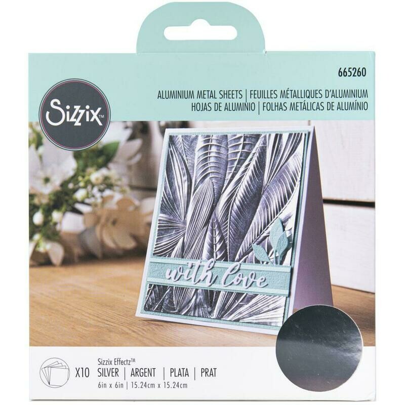 HOJAS DE ALUMINIO METALIZADO PLATEADO (10/PAQ)