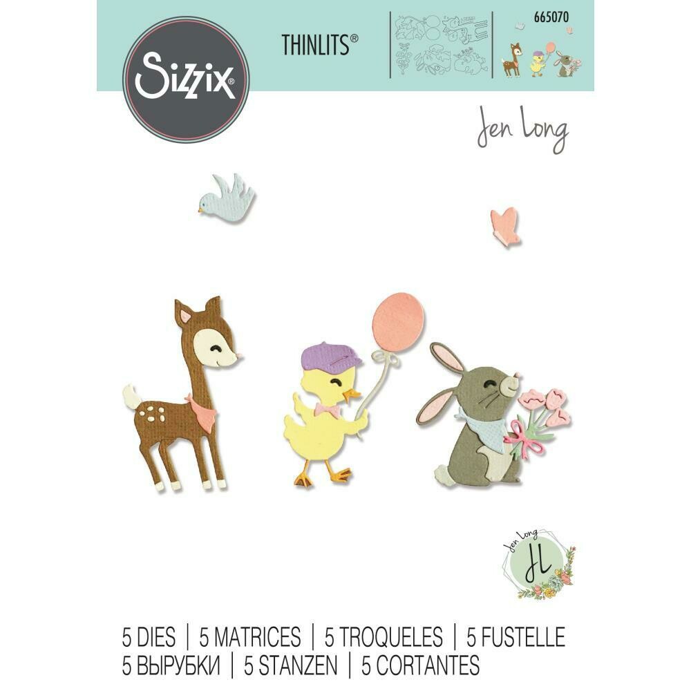 TROQUELES BABY ANIMALS POR JEN LONG