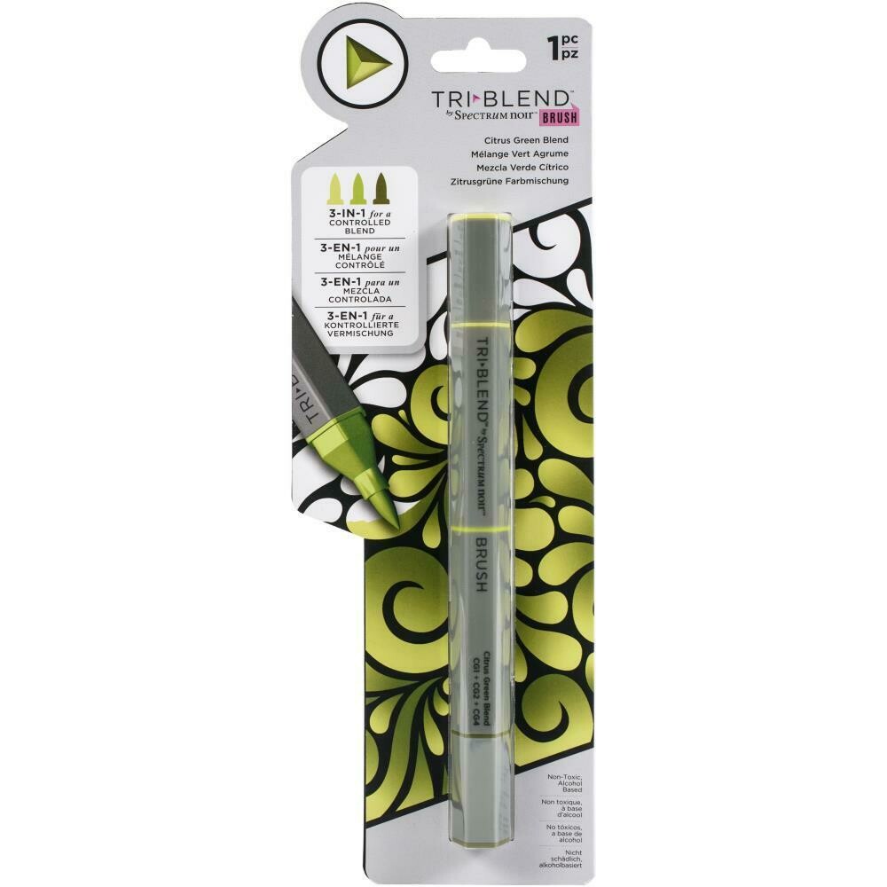 TRI-BLEND BRUSH MARKER CITRUS GREEN BLEND