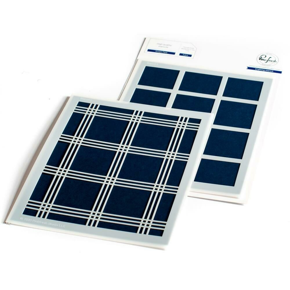 STENCIL EN CAPAS SIMPLE PLAID