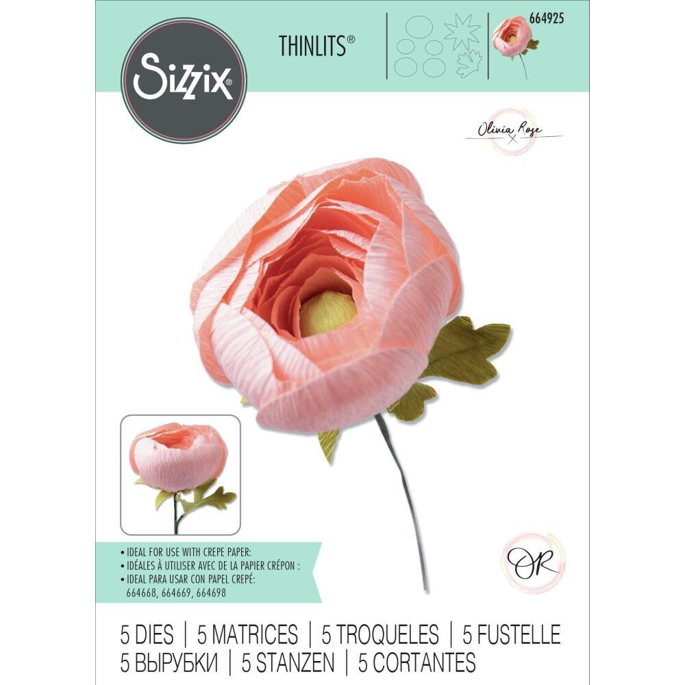 TROQUEL FLOR RANUNCULUS