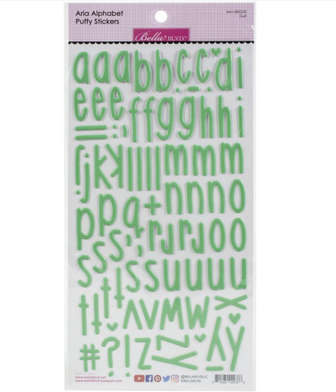 ALPHA PUFFY STICKERS GULF