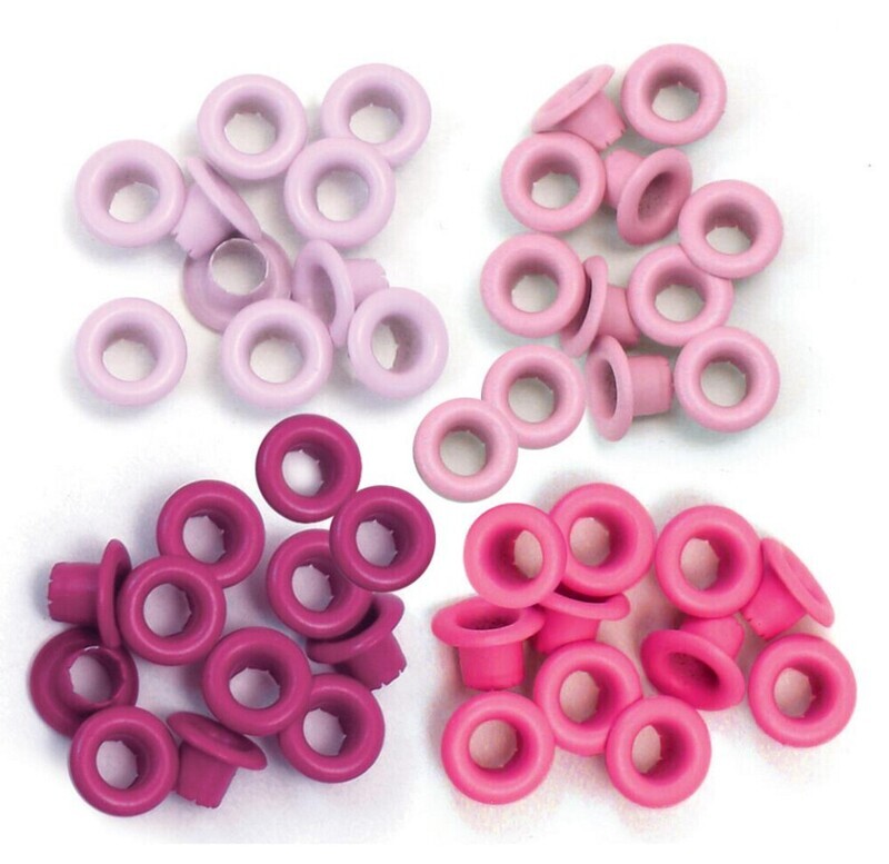 EYELETS 4 TONOS ROSA