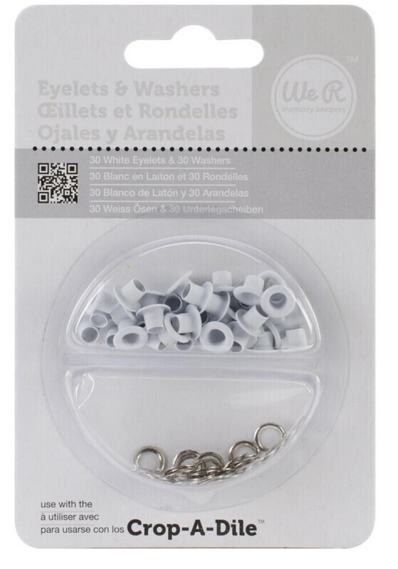 EYELETS BLANCOS CON ARANDELA