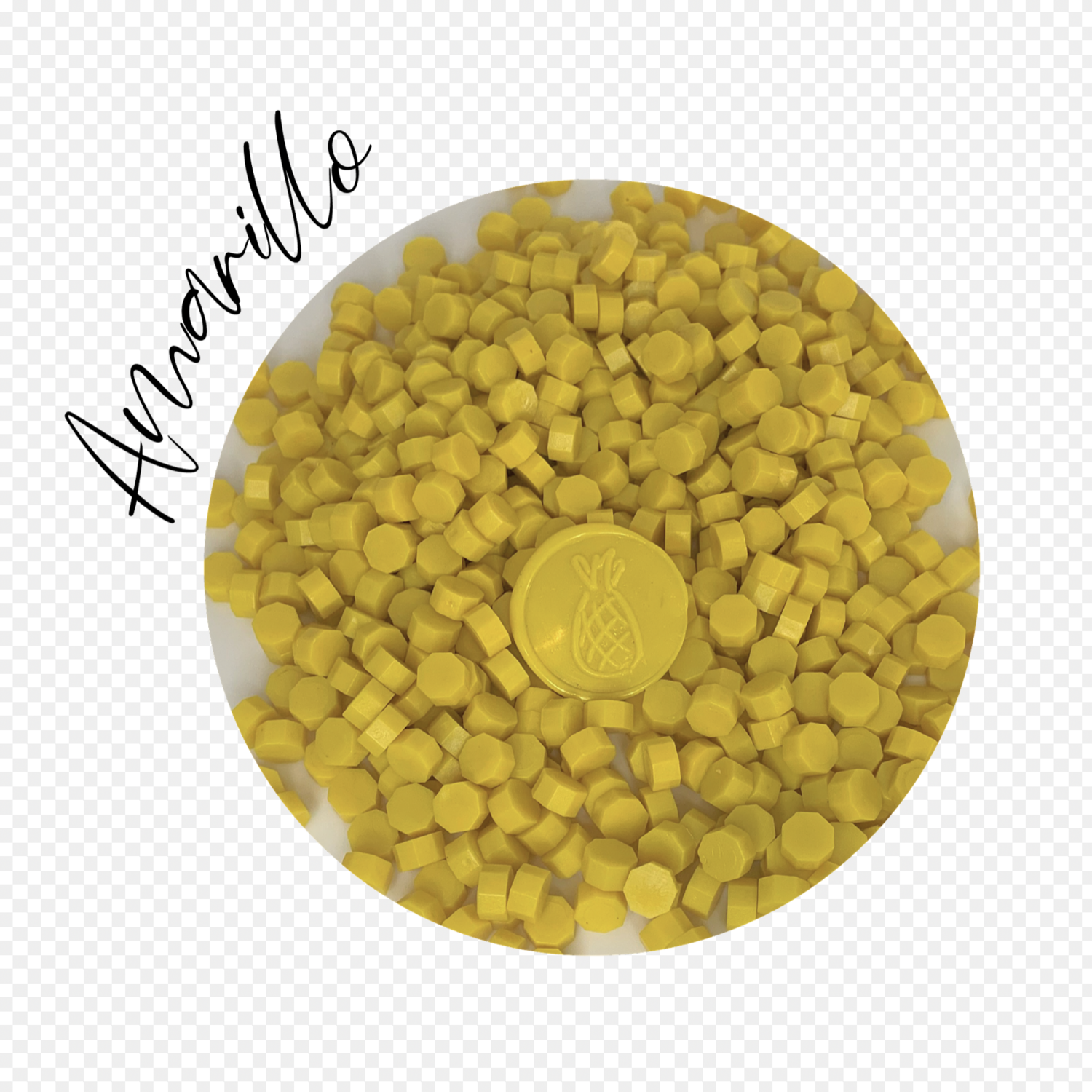 PERLAS DE LACRE AMARILLO