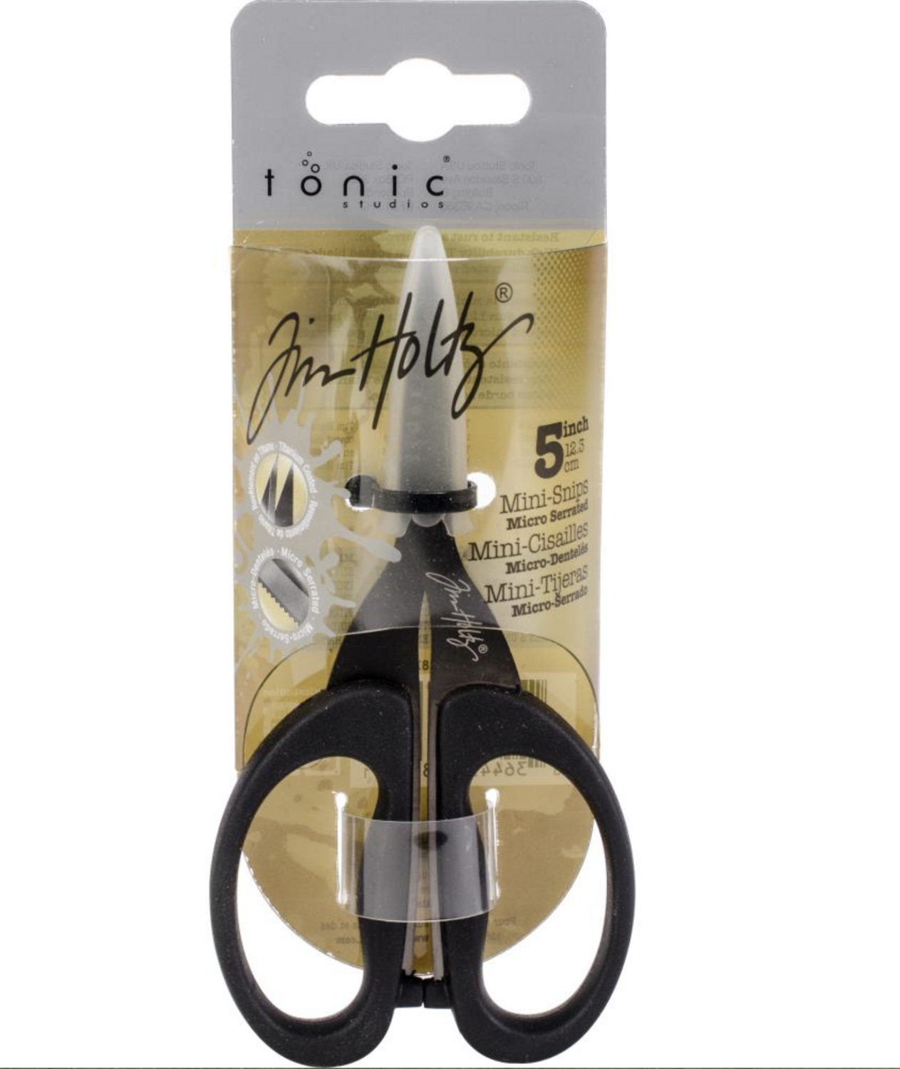 TIJERAS TIM HOLTZ DE TITANIUM ANTIADHERENTE DE 5&quot;