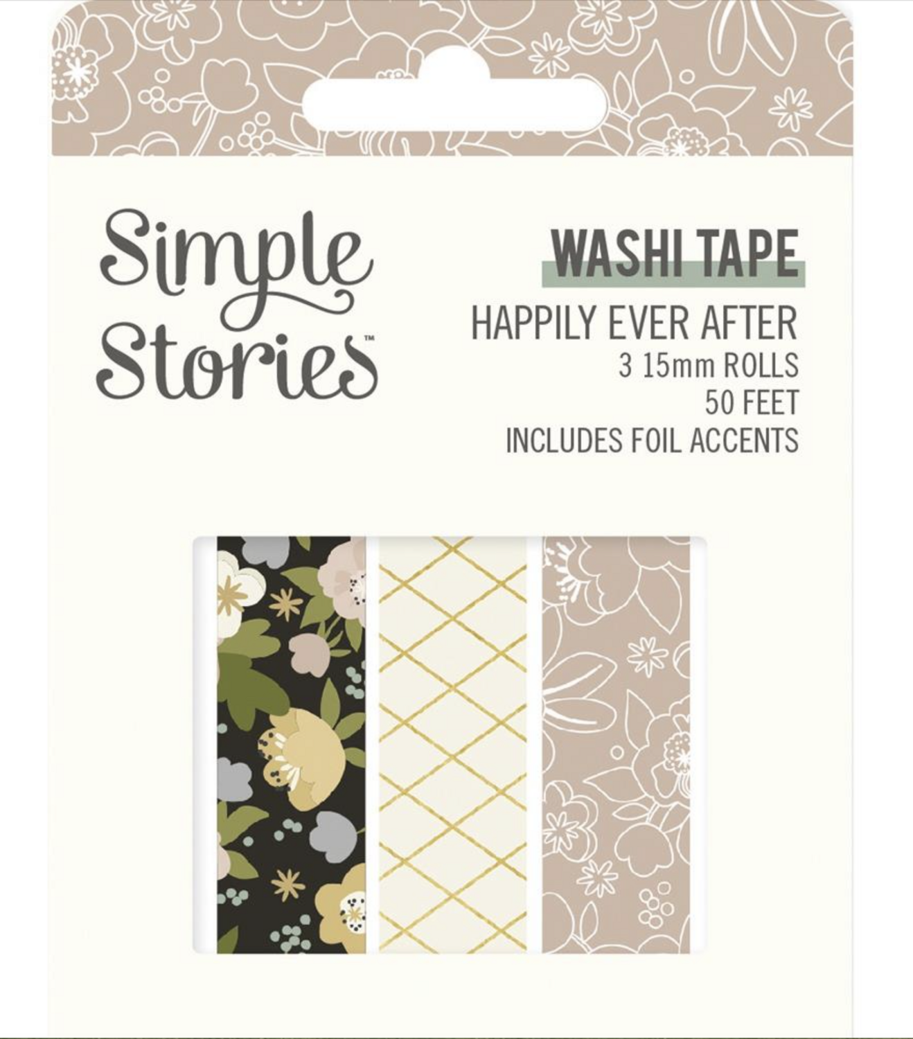 WASHI TAPE HAPPILY EVER AFTER