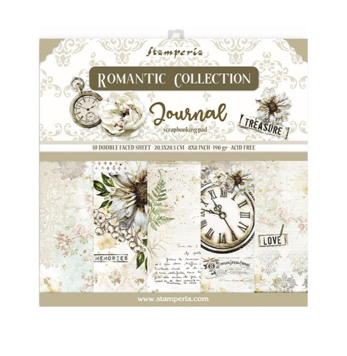 STACK 8X8 ROMANTIC JOURNAL