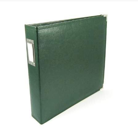ALBUM RING 12X12 FOREST GREEN
