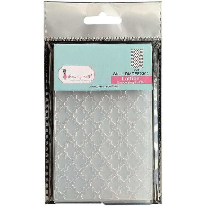MINI FOLDER DE EMBOSAR LATTICE 3" X 4.75"