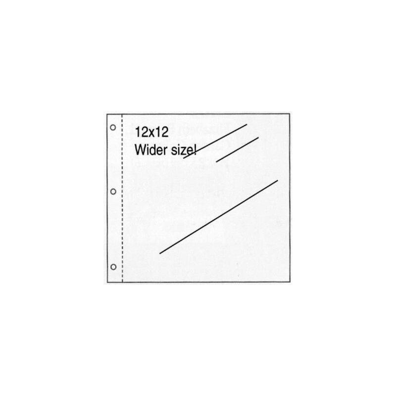 PAQUETE DE PROTECTORES DE HOJA K&amp;COMPANY 12"X12" (10/PAQ)